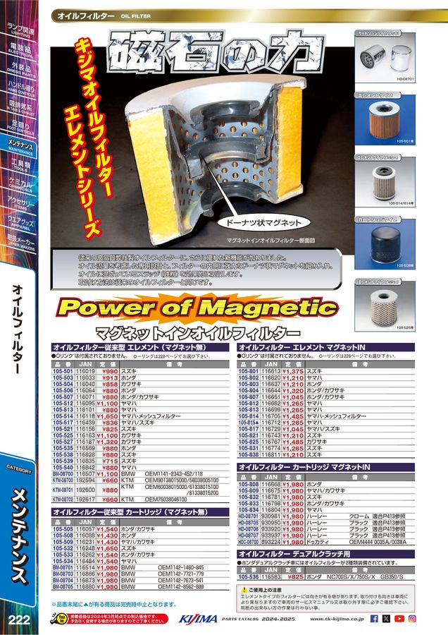 kijima parts catalog 2024-2025