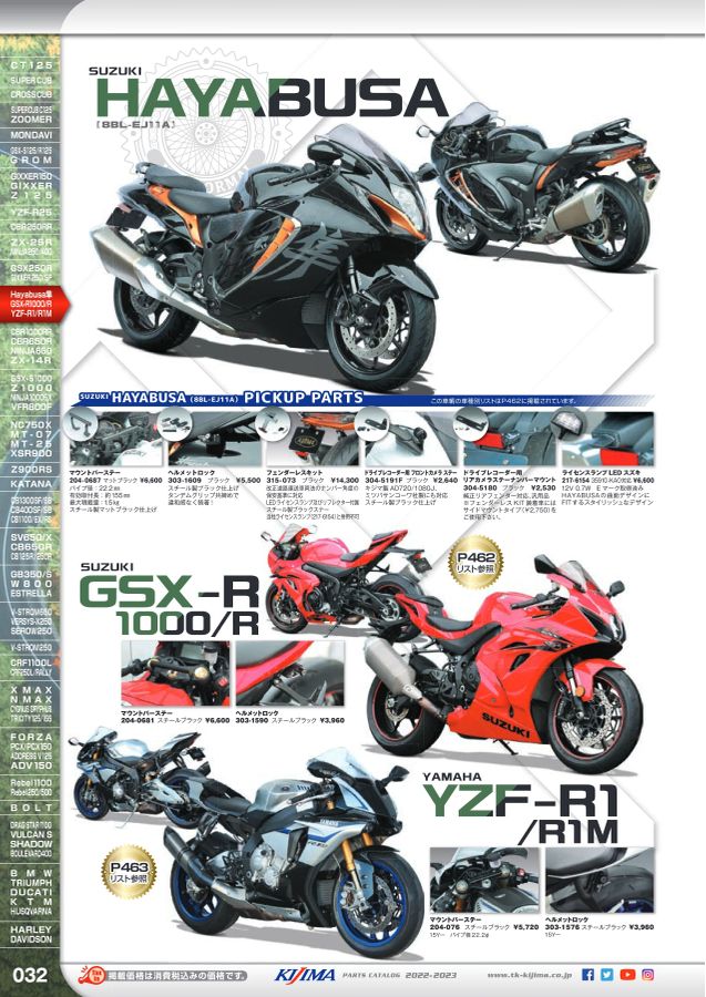 【専用】tk kijima parts catalog 2022-2023