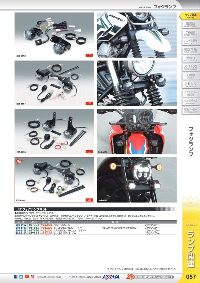 kijima parts catalog 2022-2023