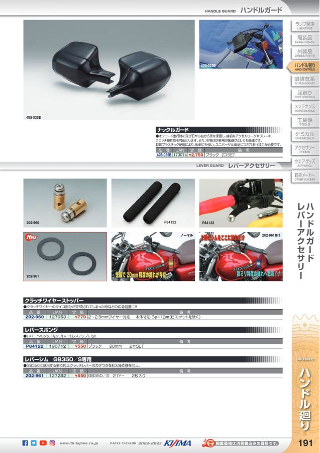 kijima parts catalog 2022-2023